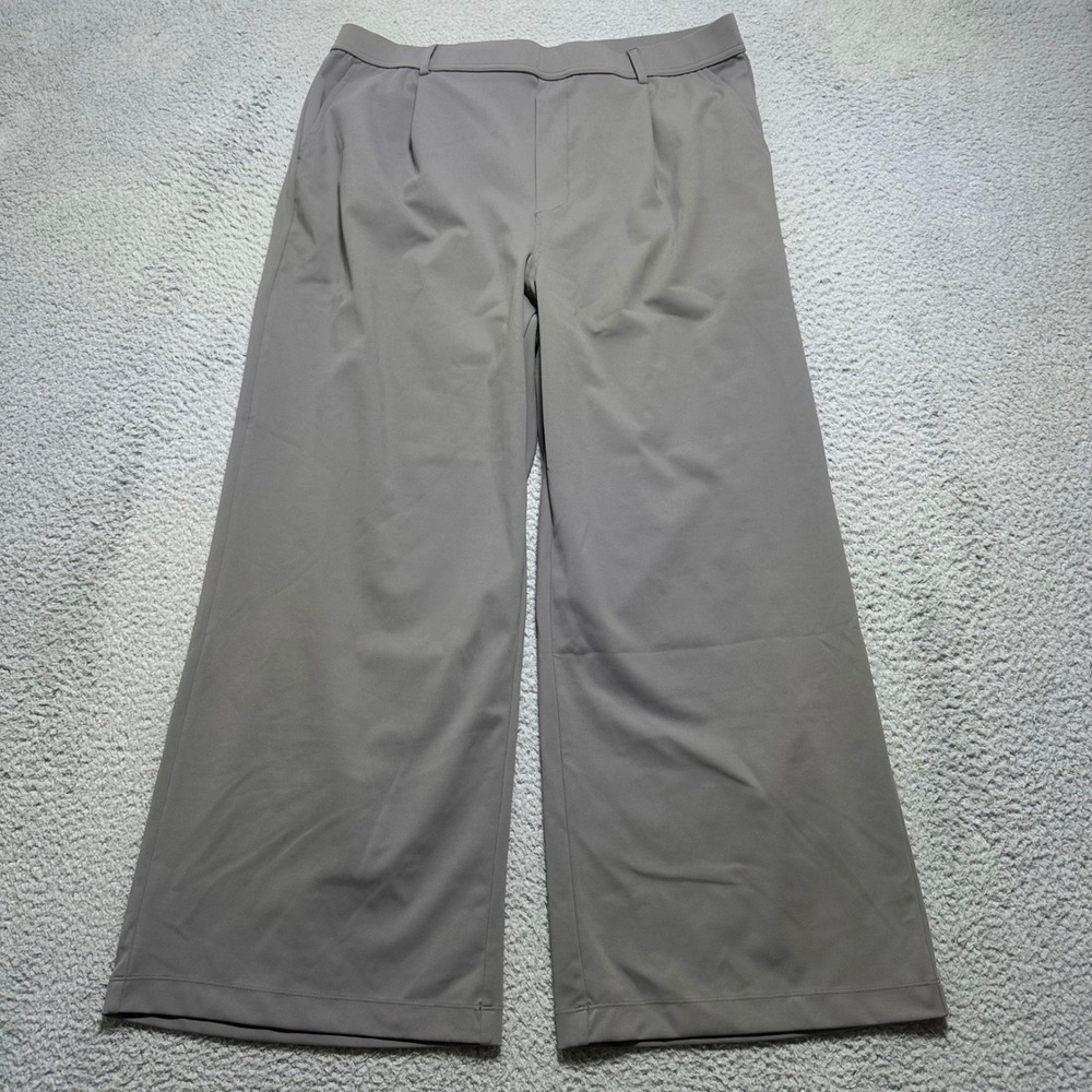 Halara Wide Leg Work Pants Women XL Petite Gray High Rise Stretch NWT